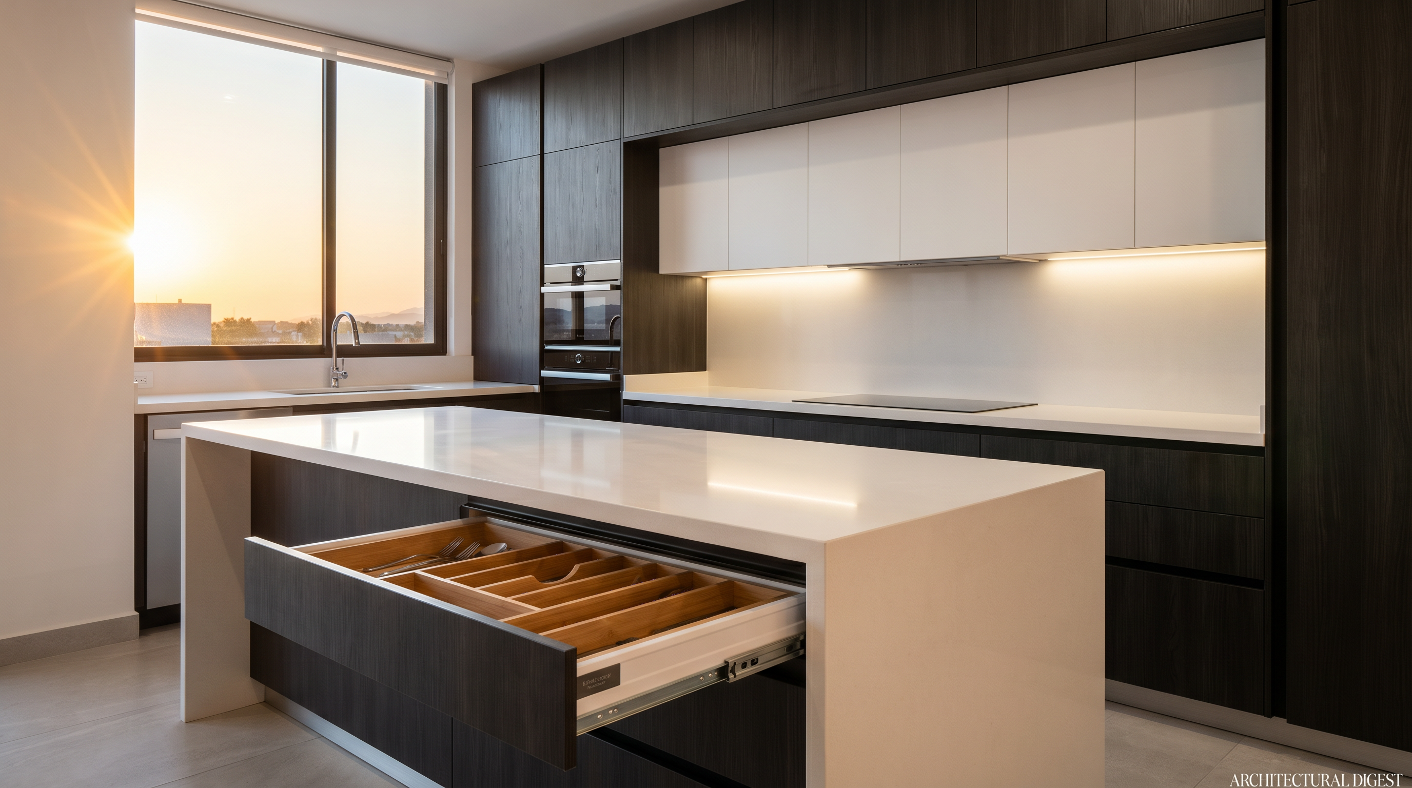 Cocina integral terminada con herrajes premium y acabados de calidad