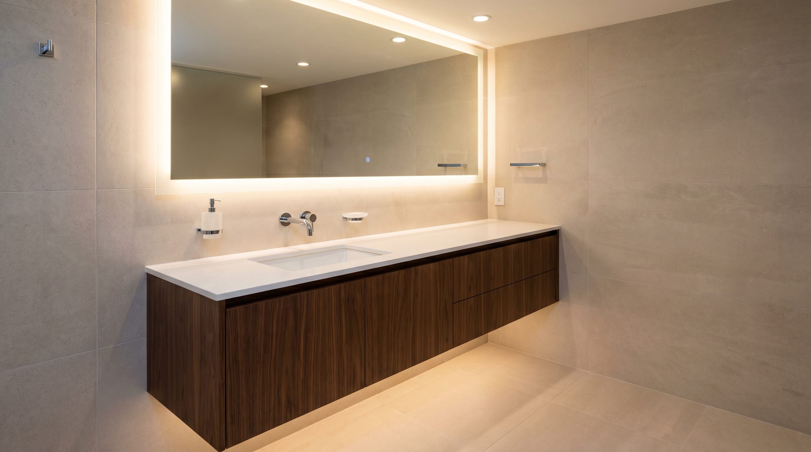 Muebles de baño modernos para recién casados